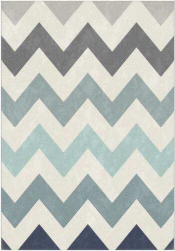 Paperflow Licht vloerkleed Canvas van meerkleurig garen