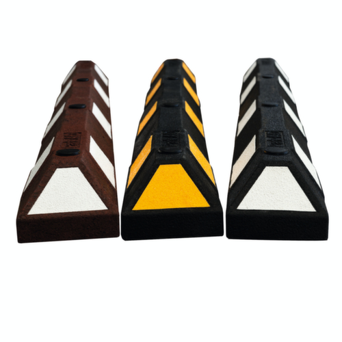 Moravia parkeerplaatsbegrenzing Park-AID® van gerecycled rubber