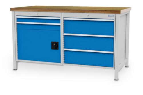 Bedrunka + Hirth Werkbank frame in veel kleuren en blad in verschillende soorten verkrijgbaar