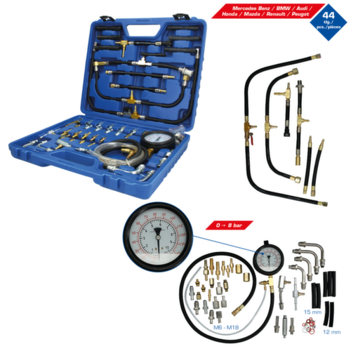 Brandstofdruk tester set