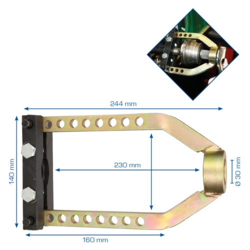 Trekker voor scharnier met constante snelheid