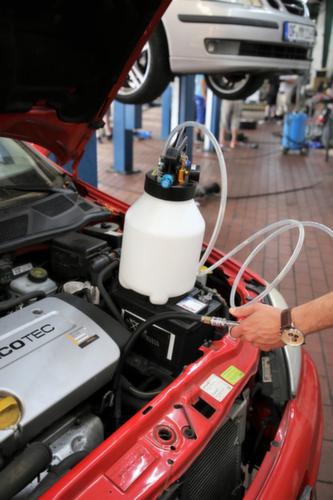 Versnellingsbakolievuller met adapter