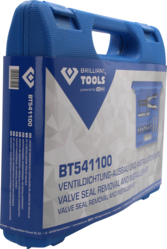 Montage- en demontageset voor klepsteelafdichting