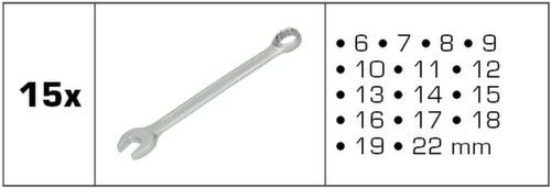Combinatie sleutel set