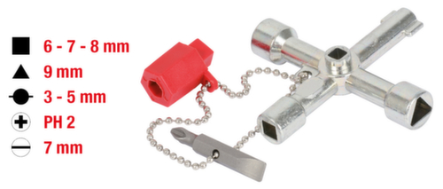 Universele schakelkast sleutel