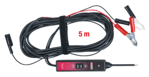 Functietestlamp 6-24V DC met 5 meter kabel
