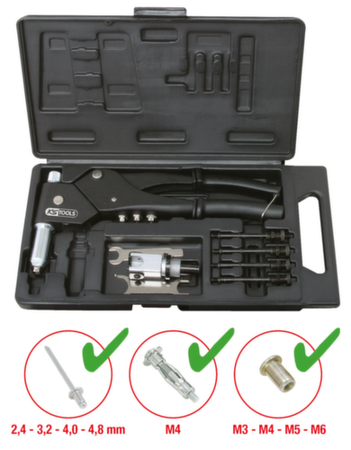 Universele handnagelset