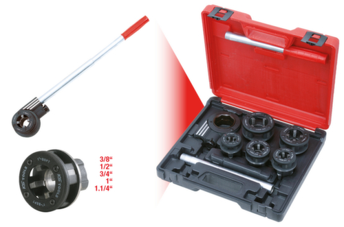 Draadsleutelset 3/8"-1.1/4"