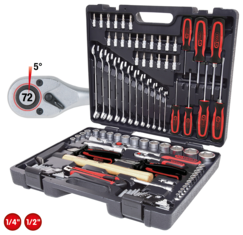 1/4"+1/2" universele gereedschapsset