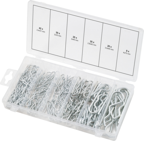 Assortiment veer splitpennen