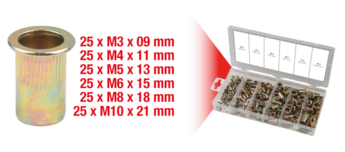 Assortiment draadnagels