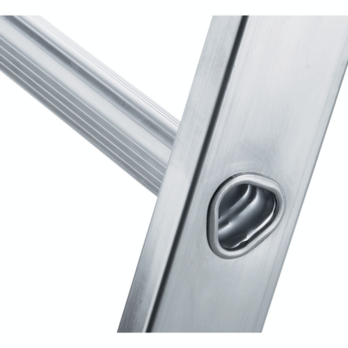 ZARGES Multifunctionele telescoopladder Skymaster DX, 3 x 10 driehoekige sporten