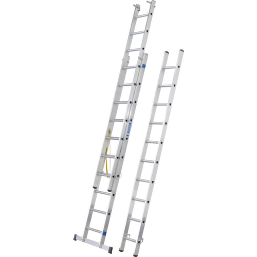ZARGES Multifunctionele telescoopladder Skymaster DX, 3 x 10 driehoekige sporten