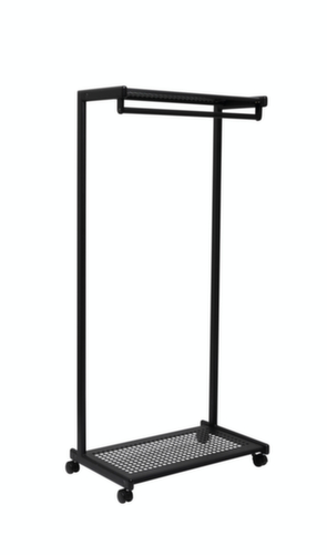 compact garderoberek MAULbolero verrijdbaar, RAL9004 signaalzwart