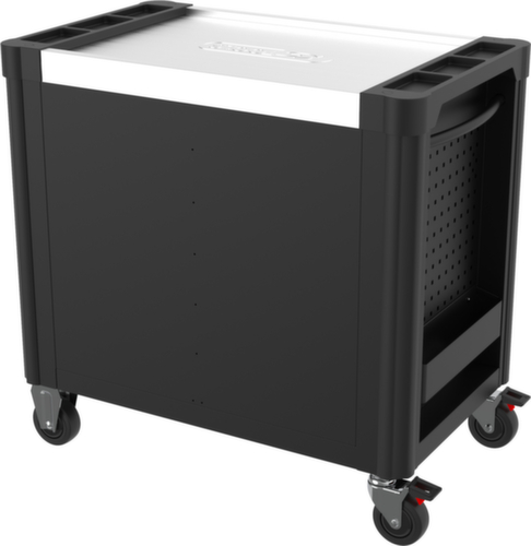 PERFORMANCEplus P30 BLACK/ROT Werkplaatswagen met 8 laden