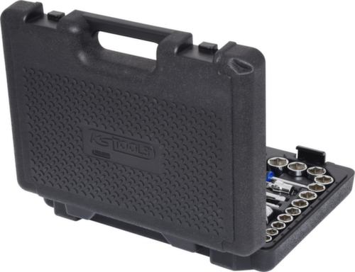 1/4"+3/8" CHROMEplus dopsleutelset