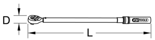 3/4" industriële momentsleutel