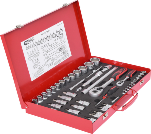 1/4"+1/2" dopsleutelset