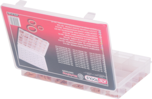 Assortiment koperen afdichtringen