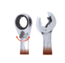 DUO GEAR Combinatiesleutelset
