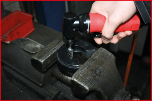 Pneumatische haakse slijpmachine