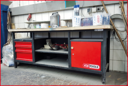 XXL werkbank met 3 laden en 1 deur