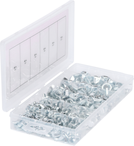 Assortiment vleugelmoeren