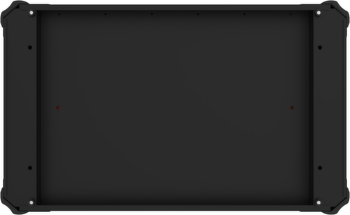 PERFORMANCEplus BLACK/ROT Werkplaatsaanbouwwagen met 4 laden