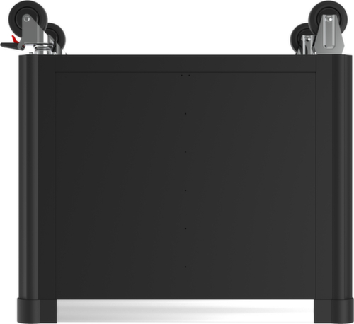 PERFORMANCEplus P30 BLACK/ROT Werkplaatswagen met 8 laden