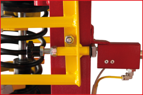 Perslucht staande veerspanner