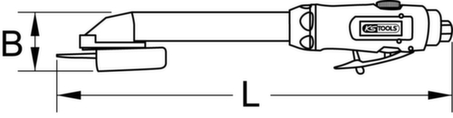 3/8" Perslucht staafschuurmachine