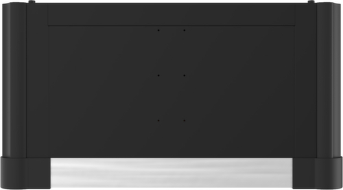 PERFORMANCEplus BLACK/ROT Werkplaatsaanbouwwagen met 4 laden