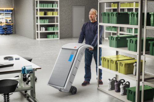 Hailo Afvalverzamelbak, 120 l, deksel grijs