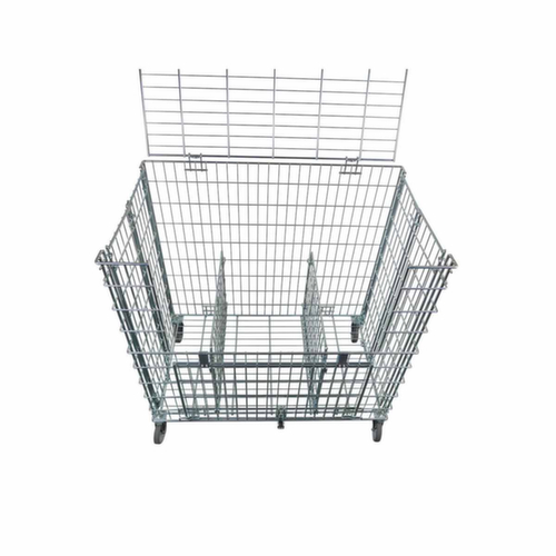 Vouwbare ballenwagen met laadklep aan de zijkant, draagvermogen 150 kg