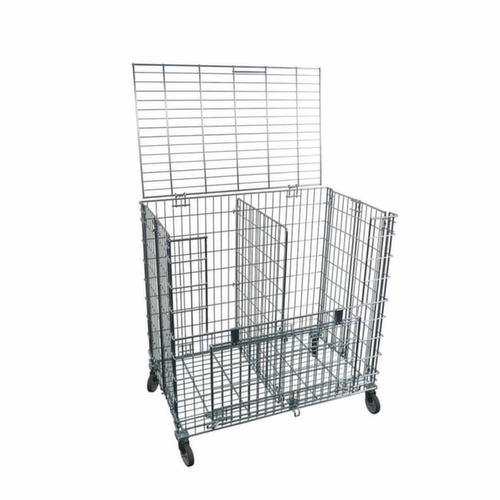 Vouwbare ballenwagen met laadklep aan de zijkant, draagvermogen 150 kg