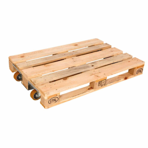 Wielenset voor pallet