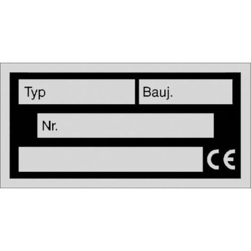 typeplaatje SafetyMarking®