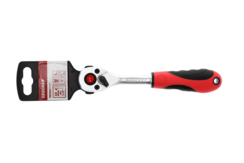 GEDORE R50000027 2K omkeerbare ratel 3/8 180 mm Omkeerhoek 5°