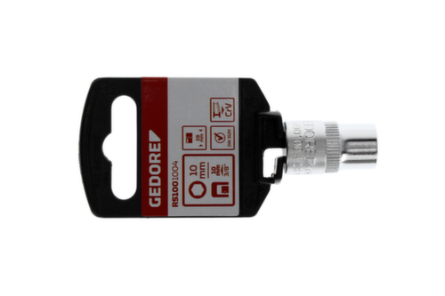 R51001004 Dopsleutelbit 3/8" zeskant 10 mm lengte 28 mm