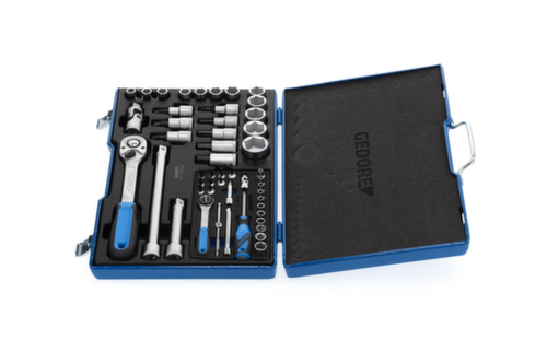 19 V20 U-10 Dopsleutelset 1/4"+1/2" 50-delig 4-30 mm