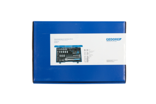 19 V20 U-10 Dopsleutelset 1/4"+1/2" 50-delig 4-30 mm