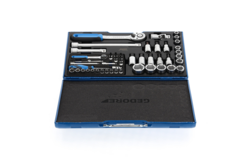 19 V20 U-10 Dopsleutelset 1/4"+1/2" 50-delig 4-30 mm