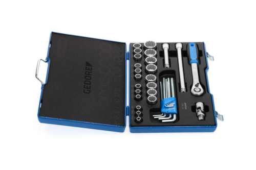 D 19 WAU-20 Dopsleutelset 1/2" 31-delig UD 5/16-1.1/4"