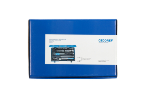 D 19 WAU-20 Dopsleutelset 1/2" 31-delig UD 5/16-1.1/4"