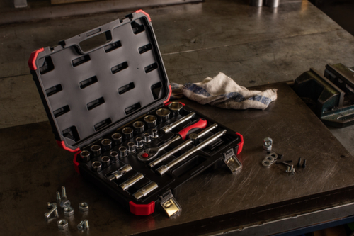 GEDORE R69003024 Dopsleutelset 1/2" 10-32mm 24 stuks