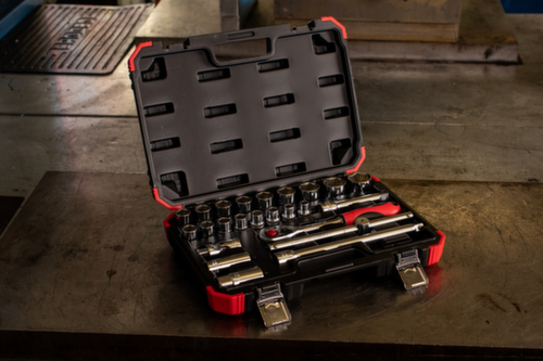 GEDORE R69003024 Dopsleutelset 1/2" 10-32mm 24 stuks