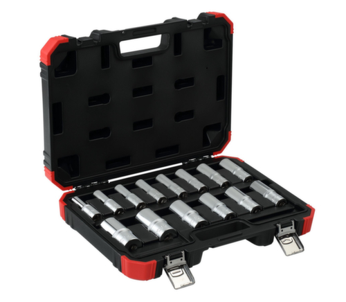 GEDORE RED R61003114 Dopsleutelset 1/2" zeskant 10-32mm 14-delig