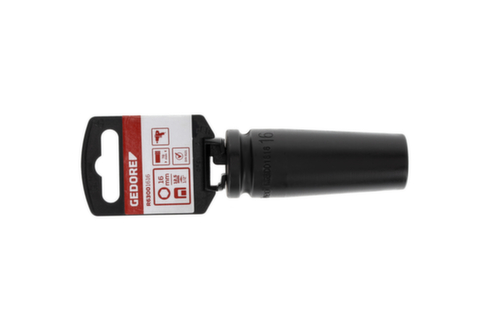 R63001616 Krachtschroevendraaierbit 1/2" zeskant 16 mm lengte 78 mm