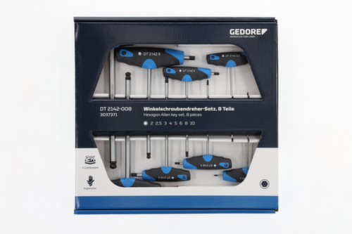 GEDORE DT 2142-008 Haakse schroevendraaierset 8 stuks