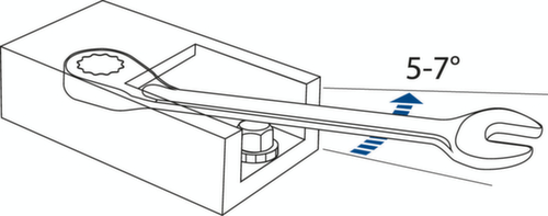 GEDORE 7 UR 24 Combisleutel met ringratel